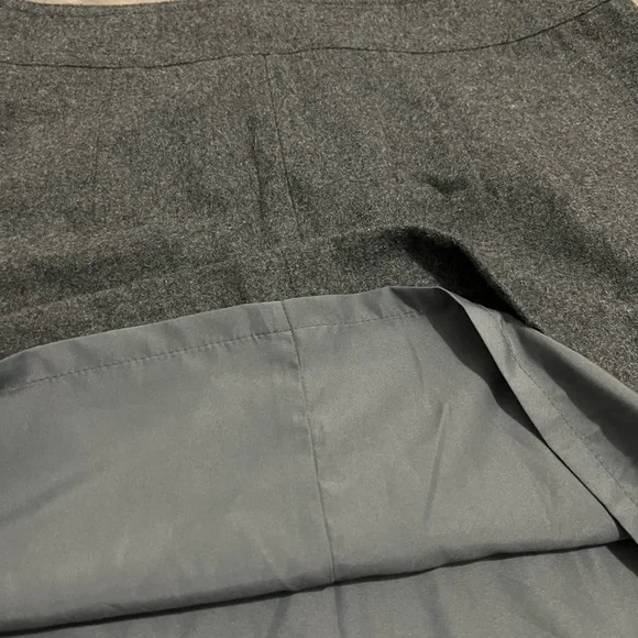 MADEWELL Fireside zip front skirt, NWT, size 4. Gray - Picture 8 of 9